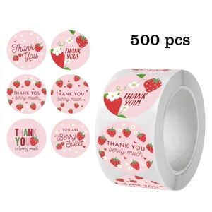 BRAND NEW ✨ 500 pcs THANK YOU  stickers
